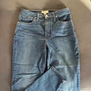 Madewell Women's High Rise Blue Jeans